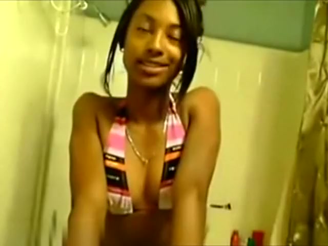 Petite tight black girl masturbation