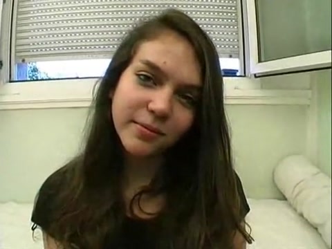 Shy french non-professional 19yo  immature 1st anal