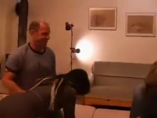 Horny babe gets fucked whilst fingering a pussy.