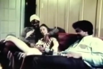 Young white chick fucks black group mates.