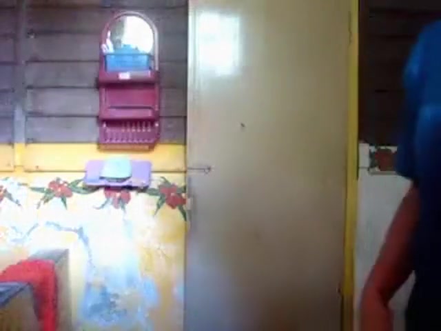 Asian milf with small tits and hairy pussy takes a shower