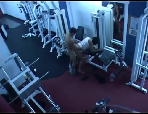 Hidden camera in gym