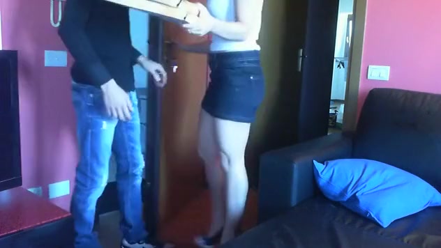 Fucking the pizza delivery guy' roleplay fantasy