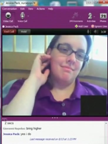 Dude has cybersex with a chubby nerdy girl and talks dirty