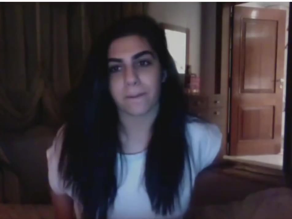 Amateur webcam video with me teasing with my boobs