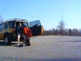 Parking lot fuck, midday
