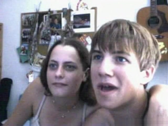 Cute girl couple homemade sextape on a shitty webcam