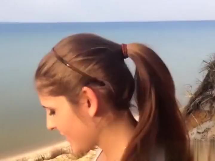 Astonishing irrumation on the beach