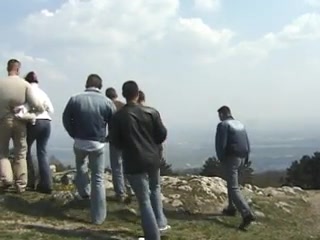 Outdoor gangbang