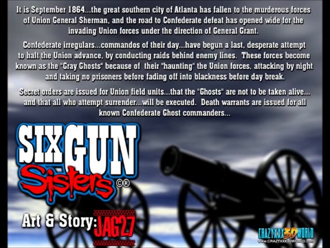 3D Comic: Six Gun Sisters. Episode 1