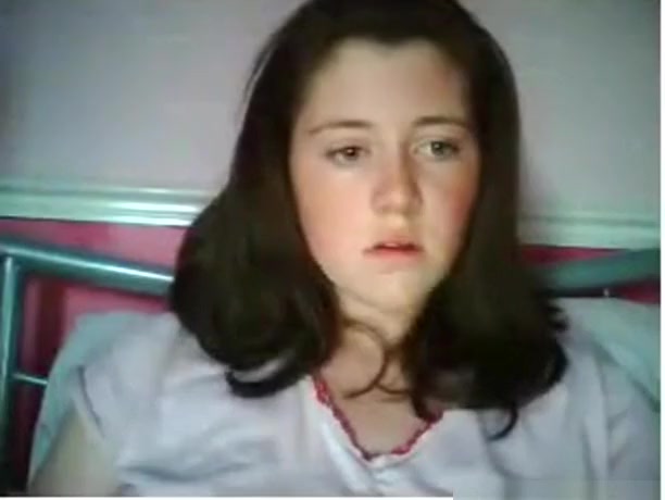 Cute brunette girl has cybersex with her bf and masturbates with a toy