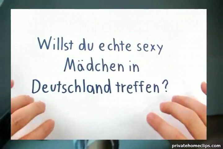German hotty homemade porn