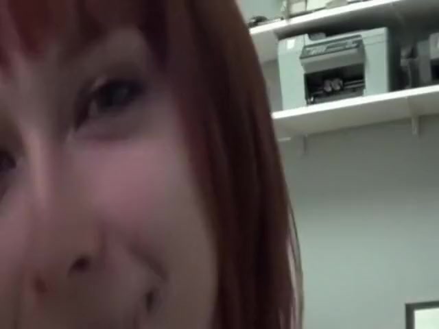 Hot redhead girl girl masturbating at home