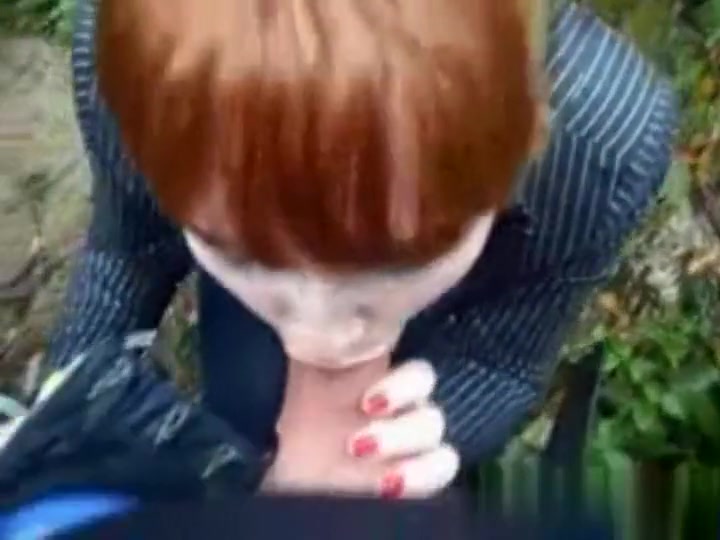 Ginger blows me like a real pro